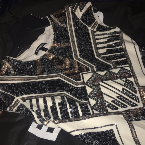 Express Sequin Dress XS - Picture 2 of 2